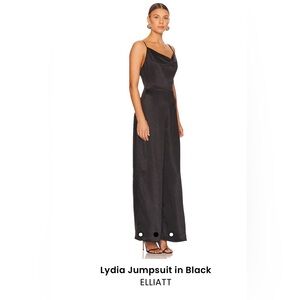 Lydia Jumpsuit in Black- super sexy!  Brand new with tags.
ELLIATT